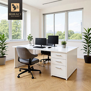 Table à ongles en MDF sur mesure - Plan de travail en <span class=keywords><strong>marbre</strong></span> artificiel + Tiroir de rangement intégré, Meubles de salon anti-rayures pour salons de <span class=keywords><strong>manucure</strong></span> - Product Image 2