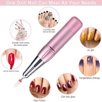 Ponceuse à Ongles Professionnelle Sans Fil 2025 Personnalisable Haute Vitesse 45000 tr/min pour Pédicure et Manucure, Moteur Brossé en Plastique V4