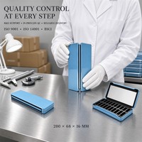 Palette de maquillage personnalisée 26 couleurs, boîte en métal, boîte en fer blanc, boîte en tôle avec plateau de rangement optimisé, impression, cosmétique, usine OEM, vente en gros