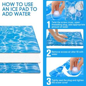 เสื่อทำความเย็นแบบฉีดน้ำในร่มและกลางแจ้งแผ่นระบายความร้อนด้วยตนเองสำหรับสุนัขและแมวเสื่อทำความเย็นสำหรับสัตว์เลี้ยง - Product Image 2