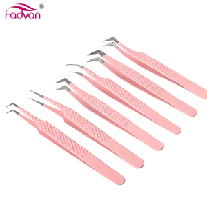 <span class=keywords><strong>Pince</strong></span> à épiler en fibre noire pour extension de faux cils Logo personnalisé individuel <span class=keywords><strong>Pince</strong></span> à épiler en fibre à 90 degrés Vente en gros - Product Image 4