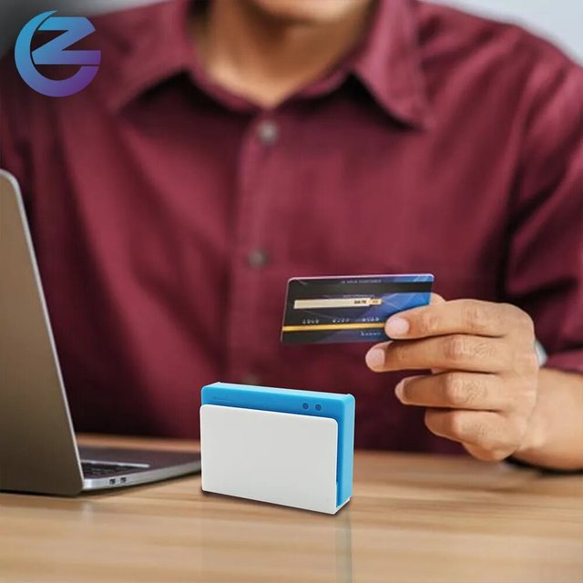 ZCS01 Handheld EMV Card Reader Supports NFC Magnetic and IC Cards for Contactless Payment in Retail Stores