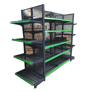 Sou Mi Ka Supermarket Shelves 4 Layers Double-Sided Grid Shelf Heavy Duty Display Shelves - Product Image 3