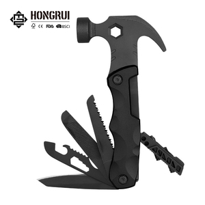 Hongrui đa chức năng Claw búa xe gắn cứu hộ công cụ ngoài trời đa mục đích công cụ búa với tuốc nơ vít Bit - Product Image 1