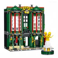 Ensemble de blocs de construction sur le thème du Ministère de la Magie, briques, modèle de collection, jouet de décoration de bureau, cadeau DIY, jouet à assembler