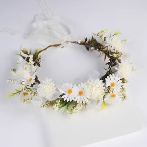 Nuovo Arrivo: Tiara con Farfalle, Fiori, Perle e Foglie per Bambine, Cerchietto per Capelli da Sposa, Accessori per Acconciature - Product Image 5