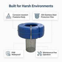 Boya Flotante Multiparamétrica para Monitoreo de la Calidad del Agua, con GPS Beidou, Sensor de pH, DO, ORP y Clorofila para Monitoreo Marino