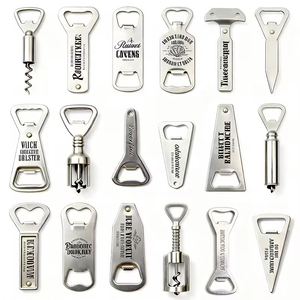 Abridor de Botellas de Metal Negro Mate Personalizado con Logotipo de Empresa, Recuerdo para Refrigerador, Imán para Refrigerador - Product Image 2