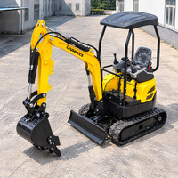 Excavator Crawler Hidrolik Mesin Koop 1,6 Ton Langsung dari Pabrik dengan Gear untuk Proyek Pertanian Kecil Mesin Mini Digger