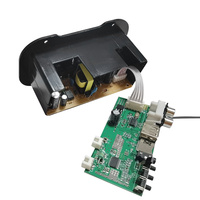 Amplificateur professionnel A5 24V DC12V pour voiture et maison, carte audio avec Bluetooth, intégré avec un mixeur USB, récepteur de subwoofer, canaux stéréo - Vente en gros