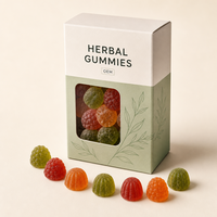 Complément Alimentaire en Gummies à Base de Plantes OEM ODM, 60 Gummies par Bouteille, Formule Personnalisée
