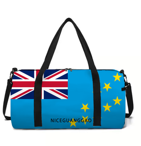 Bolsa de Deporte Personalizada al por Mayor, Bolsa de Viaje con la Bandera de las Islas Salomón para Hombre y <span class=keywords><strong>Mujer</strong></span>, Bolsa de Gimnasio Grande, Bolsa de Viaje Deportiva - Product Image 3