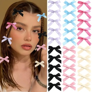 Pita Balet Diagonal Multi-Warna Manis dan Lucu 5x4.5cm Jepit Rambut Kepang untuk Pesta Anak-Anak - Product Image 1
