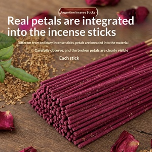 Incienso Natural de Rosa, Osmanthus y Sándalo, Hecho a Mano, en Barra, Grueso y de Larga Duración, para Uso en Interiores, Venta al Por Mayor de Fábrica - Product Image 3