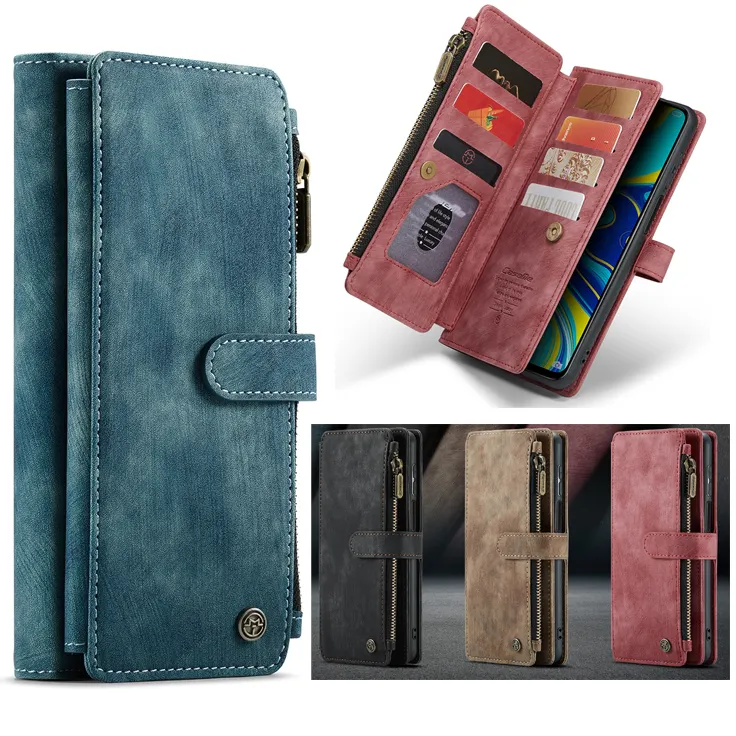Caseme C30 Multifunction Card Slot Wallet Leather Case For Iphone 15 Ultra 14 13 Mini 12 11 PRO MAX X XS XR 8 7 PLUS 6 Purse Cov