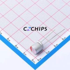 Condensador Sólido JBLE2221M016D090RLM 220UF 16V, Componente de Orificio Pasante (THT), D8xL9mm 20% 3.5A100kHz - Product Image 1