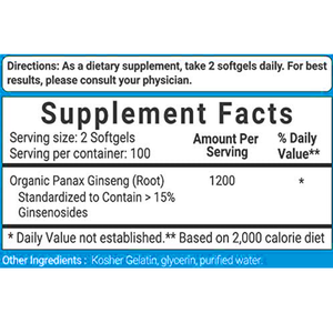 Suplemento sanitario para aliviar el estrés, cápsulas de extracto de Ginseng, Ashwagandha - Product Image 3