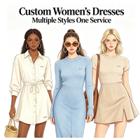 Robe personnalisée pour femme, multi-styles, OEM ODM, broderie, impression, marque privée, logo personnalisé, vêtement féminin, Sehe Fashion