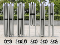 Tente canopée pliable imprimée personnalisée 10x20 pieds, exposition commerciale en chine, livraison gratuite