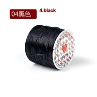 Hilo Elástico Transparente Plano Zhe Ying, Cordón de Cristal para Abalorios, Hilo para Hacer Joyas, Hilo Elástico