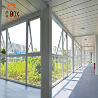 Maison Cbox modulaire de luxe, conteneur plat prédécoupé, Kit de maisons d'hôtel, nouvelle collection