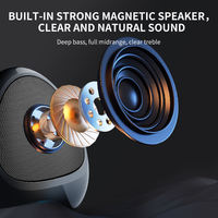 Speaker Input Audio BT 3.5mm, USB komputer Laptop Desktop Speaker game untuk PC