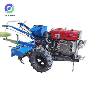 Venta caliente agrícola de dos ruedas Mini Tractor manual 12HP 18HP 20HP Tractor