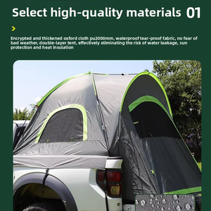 <span class=keywords><strong>Auvent</strong></span> de camping pliable et connectable en fibre de verre <span class=keywords><strong>pour</strong></span> hayon de voiture, idéal <span class=keywords><strong>pour</strong></span> SUV et fourgonnettes, toutes saisons - Équipement extérieur OEM - Product Image 2