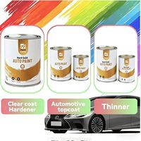 Peinture automobile liquide acrylique transparente 2K de haute qualité pour la réparation de voitures, bateaux et applications de pulvérisation