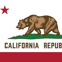 Drapeau de table de négociation personnalisable California 14x21CM pour mini-décoration