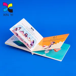 Guangzhou factory custom hardback baby board book printing for kids