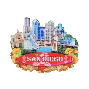 San Diego USA America Fridge Magnet Travel Souvenir Gift Collection Craft Refrigerator Decoration