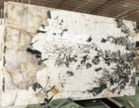 Dalle de pierre de Quartz de Patagonie naturelle lumineuse grand cristal éclairer panneau mural comptoir meubles de salle à manger translucide