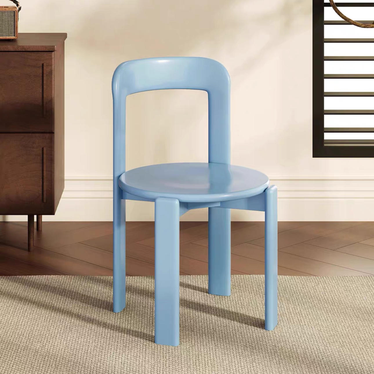 Sky blue [imported fas grade solid wood]