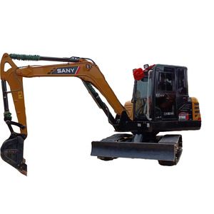 Original SANY60C Pelles d'occasion 6T Mini Pelle Machines de terrassement Machines de construction d'ingénierie d'occasion livraison gratuite - Product Image 1