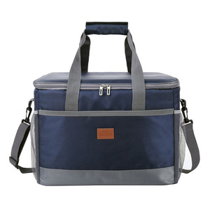 Soft Cooler Bag with Hard Liner Large Insulated Picnic Lunch Bag Box Cooling Bag for Camping Family Outdoor Activities - Product Image 1