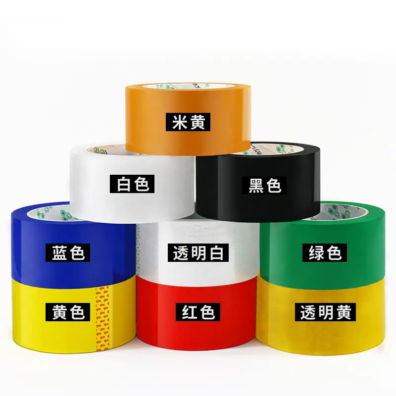 High Quality Direct Clear BOPP Invisible Adhesive Packaging Tape Rolls Single Acrylic Antistatic Max 4000 Carton Sealing Tape