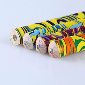 Jumbo Mixed Color Triangle <b>Wooden</b> Hb Lead Pencil for <b>Rainbow</b> Painting and Drawing Bv-Ph049 With Custom Logo - Product Image 1
