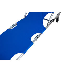 Camilla Plegable de Aleación de Aluminio con Respaldo Ajustable, Tela Oxford, con Ruedas para Traslado de Pacientes - Product Image 6