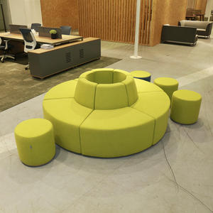 Pequeño espacio Configurable sofá moderno de cepillo suave de microfibra sofá seccional - Product Image 2