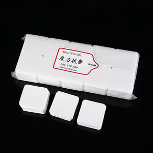 Vente chaude 1000 pièces ongles cils <span class=keywords><strong>Gel</strong></span> dissolvant tampons lingettes fondre <span class=keywords><strong>soufflé</strong></span> dissolvant de vernis jetable outil non pelucheux propre coton - Product Image 3