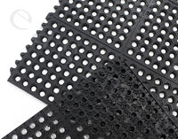 Anti Fatigue Indoor Outdoor Anti rutsch feste modulare ineinandergreifende Gummi fußmatten