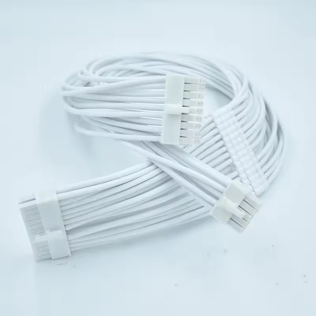 Individually Sleeved Silicone Wire ATX 24-Pin Modular Cable for Seasonic PRIME FOCUS+ KM3 XP2 XM2 XP3 series