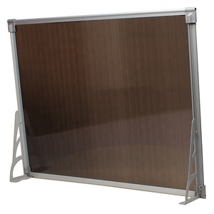 Toldo enrollable de fácil montaje, soporte de hierro de ingeniería, colores personalizados, para puerta de <span class=keywords><strong>policarbonato</strong></span> - Product Image 2