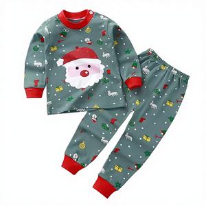 Ensemble décontracté de printemps pour enfants de haute qualité : sweat à capuche et pantalon en coton pour garçons et filles, tissu respirant, léger et doux - Product Image 1