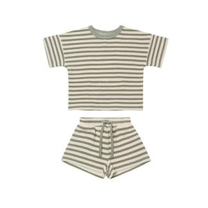 Vestiti per bambini comodi, Skin-friendly e carini Set di due pezzi bambini ragazzi Custom bambini <span class=keywords><strong>racconti</strong></span> abito corto per bambini - Product Image 1