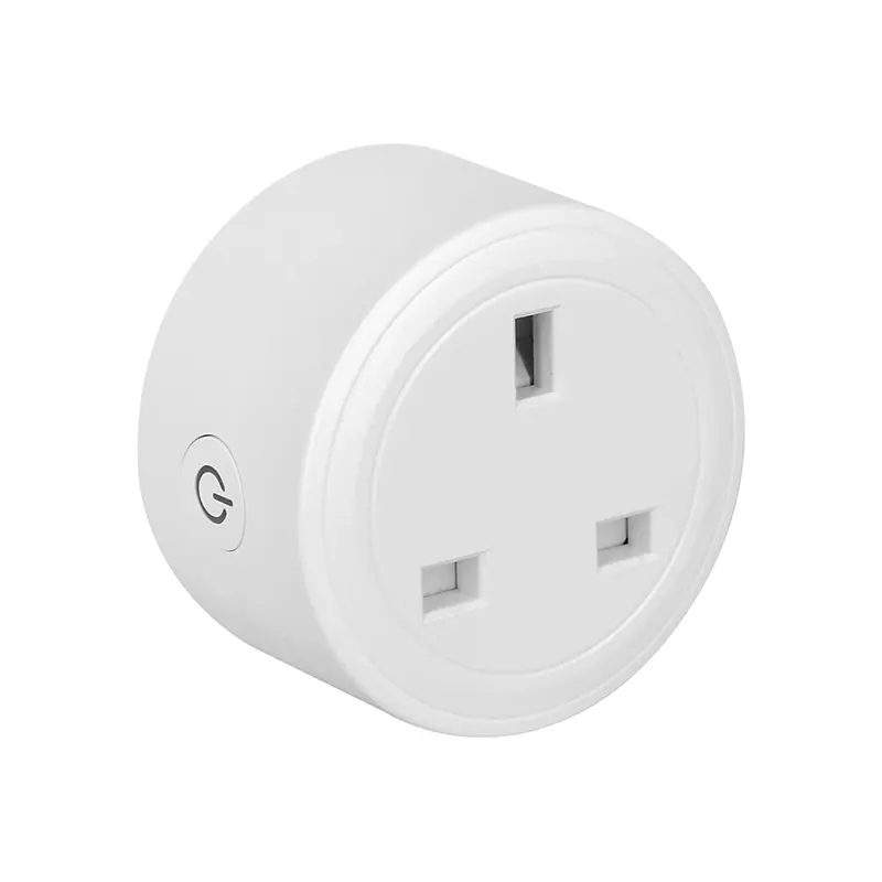 Controle remoto elétrico sem fio app tuya, mini tomada 16a 220v padrão uk home