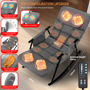 VCT Fashion Body Elektrischer Knetender Vibrations-Shiatsu-Schaukelstuhl Massagesessel Mini Relax Schaukel-Massagestuhl - Product Image 3