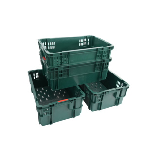 Tùy chỉnh màu sắc nấm Blueberry khay rau hygenic ráp HDPE nhựa lưu trữ trái cây giỏ Thùng - Product Image 4