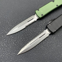 Couteau de poche tactique de survie en plein air, couteau de chasse, couteau de randonnée portable EDC, manche en alliage d'aluminium Factory Technitech UT85